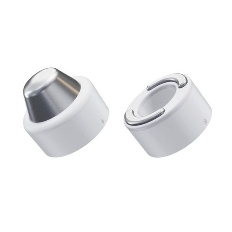 TheraFace PRO Hot and Cold Rings - Facial Therapy Care Device Attachment Kit to Improve Skin Radiance and Blood Flow and Reduce Face Tightening - Powered by Cryothermal Technology (White)