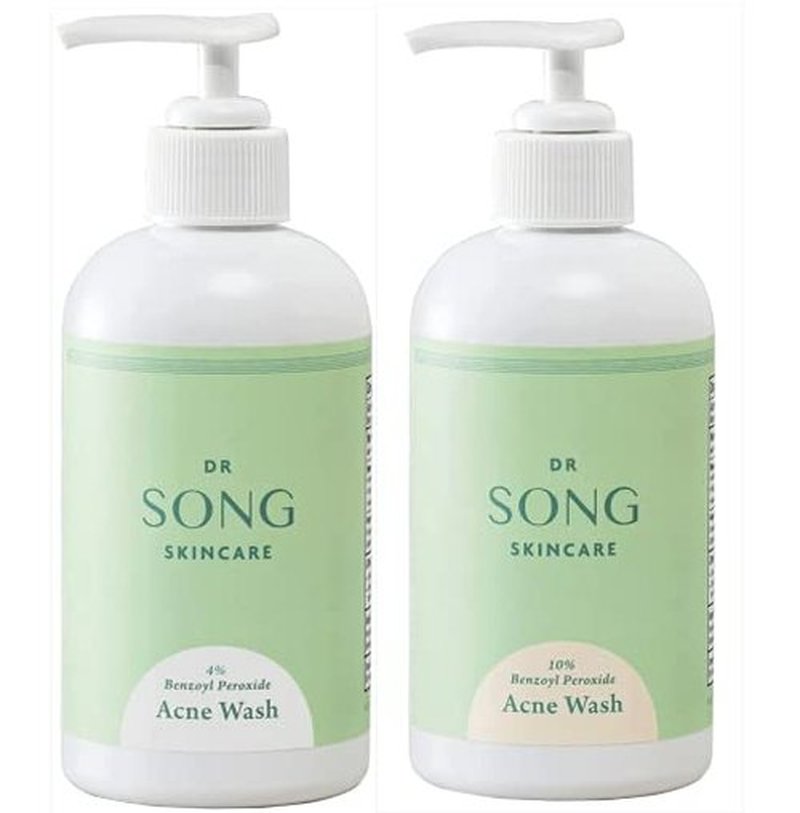 Dr Song Benzoyl Peroxide Wash 10% Acne Treatment: Acne Face Wash & Body Wash (8 Fl Oz (Pack of 1))