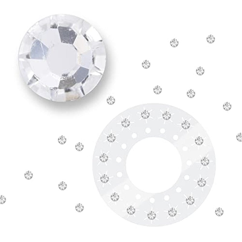 blinger Crystal Refill Pack | 5 Discs - 75 Precision-Cut Glass Crystals | Styling Tool not included | Sapphire 4 mm