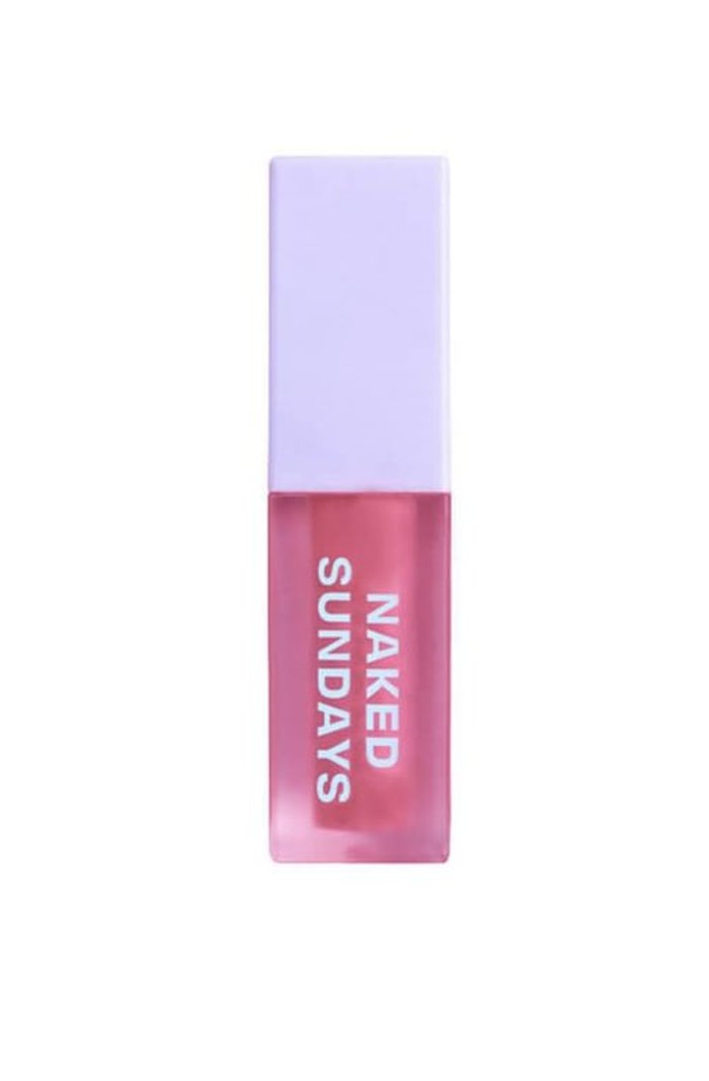 Naked Sundays SPF50 Glow & Go Lip Oil: Lip Oil with SPF, Moisturizes and Protects Lips, 4.5ml in Watermelon