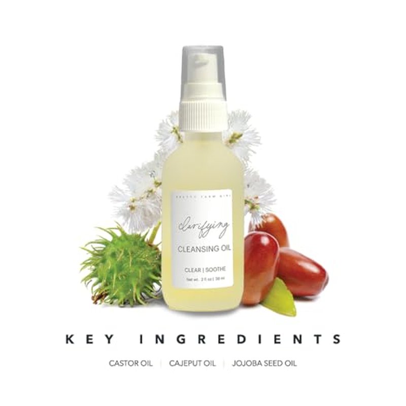Pretty farm girl Clarifying Cleansing Oil - Clear & Soothe - For Acne Prone Skin - All Skin Types