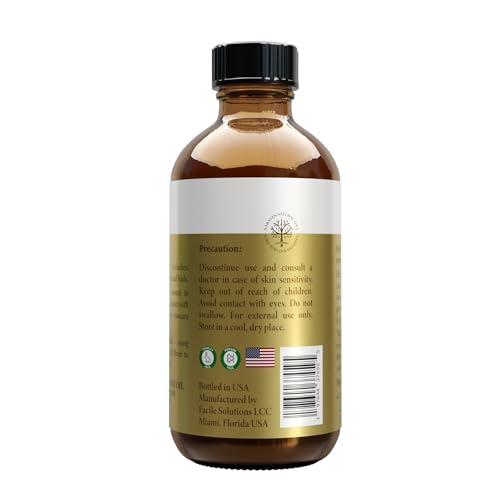 Narayan Organic Castor Oil (4 Fl Oz GLASS BOTTLE) USDA Certified Natural Hexane Free Cold Pressed — For Hair Growth, Eyelashes, Eyebrows & Skin — Extraordinary for Wellness Packs — Includes Beauty Kit