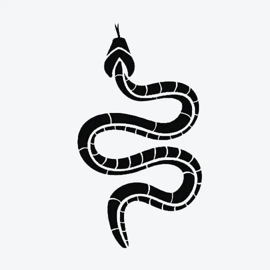 Inkbox Temporary Tattoos, Semi-Permanent Tattoo, One Premium Easy Long Lasting, Water-Resistant Temp Tattoo with For Now Ink - Lasts 1-2 Weeks, Snake Tattoo, Mamba, 3 x 3 in