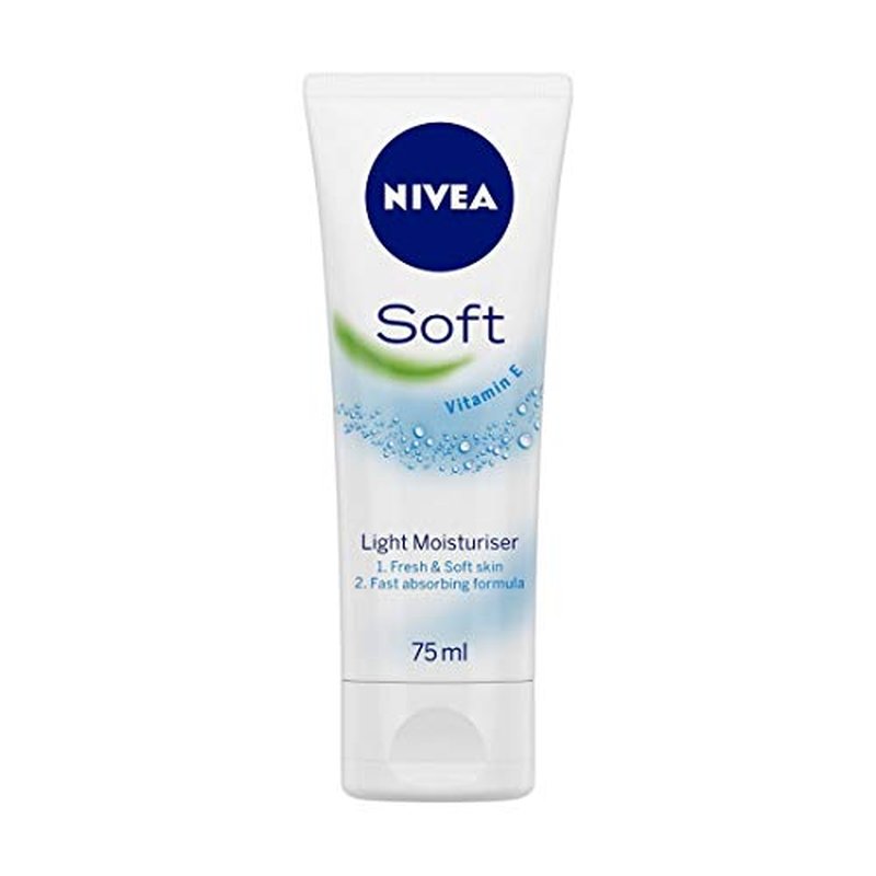 NIVEA Soft Refreshingly Soft Moisturizing Cream, Lightweight Body Moisturizer for Face, Body and Hands, Body Cream Enriched with Jojoba Oil and Vitamin E, 16 Oz Jar