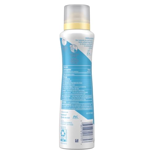Secret Dry Spray Antiperspirant Deodorant for Women, 48hr Weightless Sweat & Odor Protection, Gentle on Skin, Vanilla & Argan Oil Scent, 4.1 oz (Pack of 3)