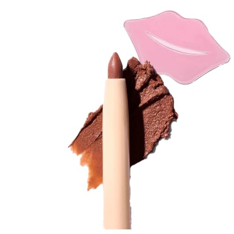Glam Lux Beauty Bundle Beauty Creations Nude X Lip Liner Creamy Last All Day Flawless Application, Waterproof, Retractable Shaping & Sculpting, w/Collagen Lip Mask (Your Everyday, 1 Count)