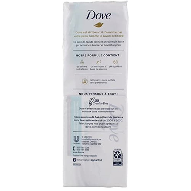 Dove Beauty Bar, Cool Moisture, 8 Count (4.25 Ounce Each) (Pack of 2)