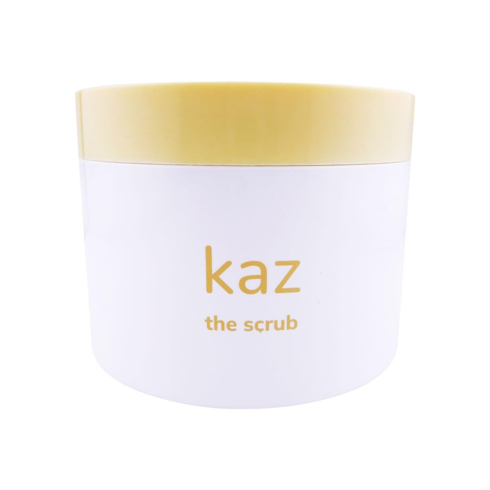 Waxness Kaz Ingrown Hair Exfoliating Sugar Scrub Vanilla with Tea Tree Oil 8 fl oz (236 ml) – Professional Skin Care – Made in USA