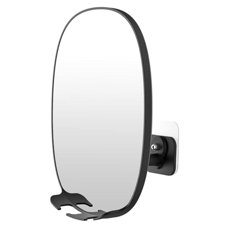 COSMIRROR Shower Mirror Fogless for Shaving with Updated Adhesive,360° Rotation,Two Razor Holders No-Drilling Fogless Mirror for Shower, Shatterproof & Waterproof Bathroom Shaving Mirror