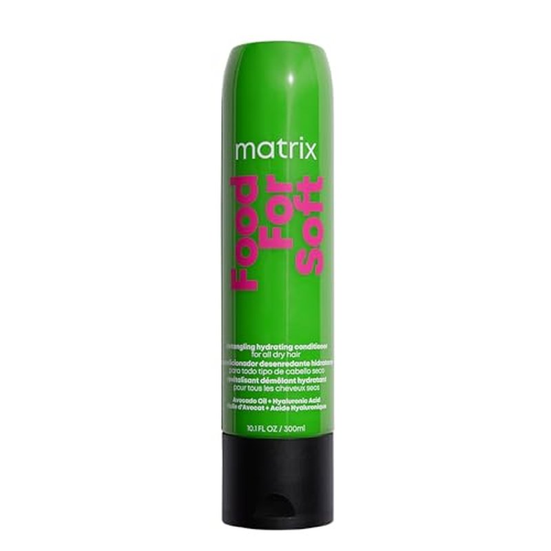 Matrix Food For Soft Conditioner | Hydrates & Detangles Dry, Brittle Hair | Moisturizes, Softens & Smooths | With Avocado Oil & Hyaluronic Acid | Suitable for Color Treated and Natural Hair | Vegan