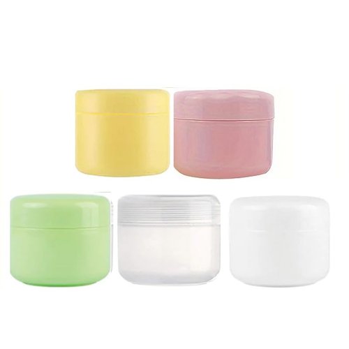12 Pack 50G/50ML (1.7 oz) Cosmetic Jars, with Liners and Dome Lids, for Cosmetic Samples, Cream, Lotion (green)