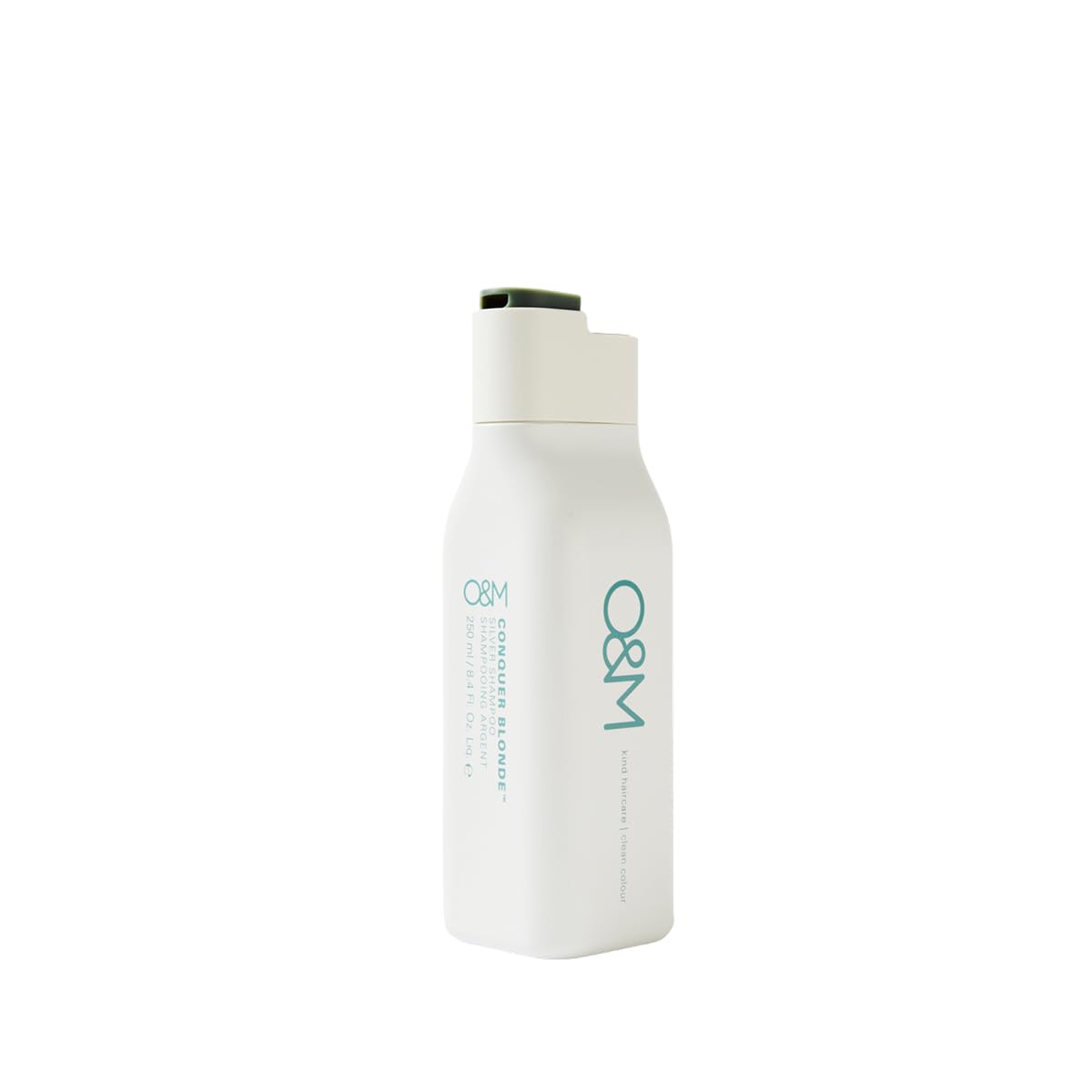 O&M Conquer Blonde Shampoo, Silver Purple Shampoo for Blondes, Grey, Silver Hair, Organic Desert Lime, Vegan, Sulfate Free, Australian Made, Non Toxic Purple Shampoo for Grey Hair, 250ml