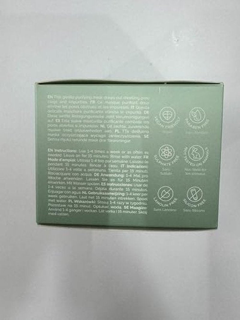 PLANTIFIQUE Korean Skin Care Detox Face Mask with Avocado & Superfoods - Hydrating Clay Mud Mask Dermatologist Tested for Face and Body - Vegan Skincare 3.4 Oz/100ml