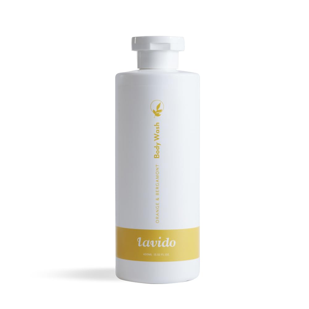 Lavido - Natural Mandarin Intoxicating Body Wash | Cleanse, Refresh + Hydrate Skin (13.5 fl oz | 400 ml)