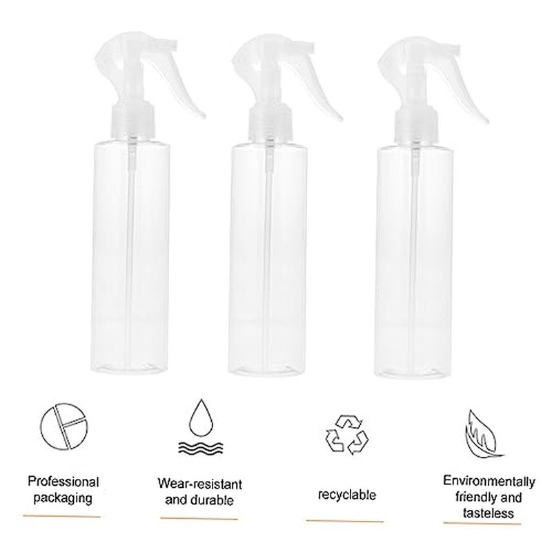 Mikinona 10pcs Spray Bottle Cleaning Solutions Sprayer Travel Dispenser Bottles Hand Soap Dispenser Liquid Makeup Cleaning Sprayer Bottle Fine Mist Sprayers Perfume Dispenser Pp re-usable