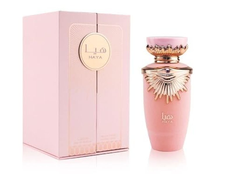 Lattafa Haya Eau de Parfum Spray for Women, 3.4 Ounce