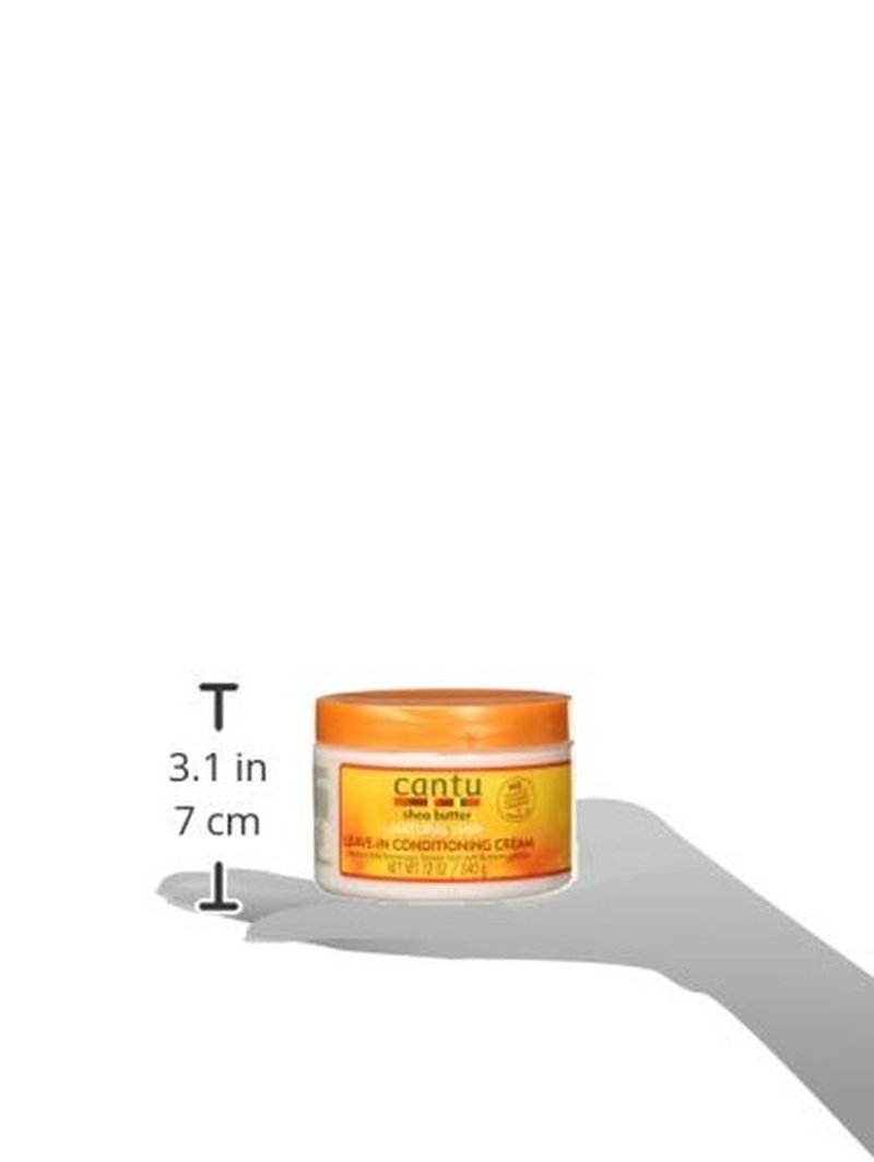 Cantu Shea Butter for Natural Hair Leave in Conditioner Repair Cream 12 Oz (Pack of 2)