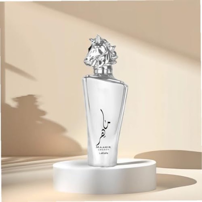 Lattafa Maahir Legacy Eau de Parfum Spray for Men, 3.4 Ounce (Pack of 4)