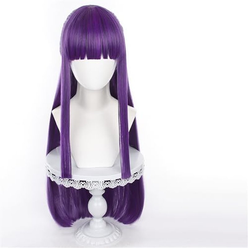 Mystylecos Frieren at the Funeral Fern wig Cosplay Heat Resistant Synthetic Halloween Theme Party Cosplay Wigs with Free Wig Caps