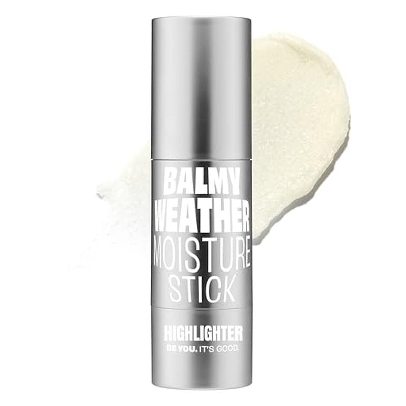 GOOD WEIRD Highlighter: Balmy Weather Blush Stick - Vegan Multi-Stick for Face, Cheeks, and Lips | Dewy Shimmer Glaze, Shea Butter | Cruelty-Free | Be You. It’s Good. |0.15 oz.| GUAVA (Dusty Rose)
