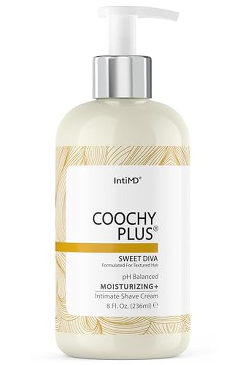 IntiMD COOCHY PLUS (2 Pack) Intimate Shave Cream Rash-Free With MOISTURIZING+ 8oz