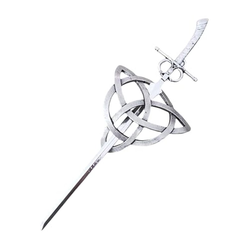 Weapon Hairpin Chinese Hair Sticks for Women – Hair Chopsticks Accessories (celtic knot and sword)
