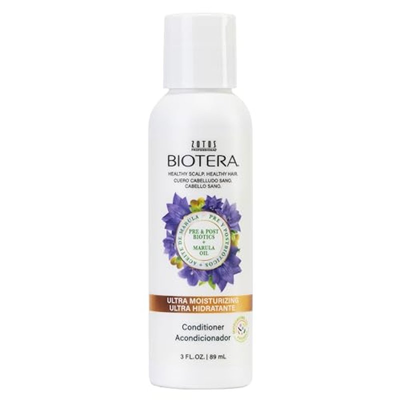 BIOTERA Ultra Moisturizing Shampoo & Conditioner & Leave-In | Dry, Medium, Fine Hair | Microbiome Friendly | Vegan & Cruelty Free | Paraben Free | Color-Safe | 15.2 Fl Oz