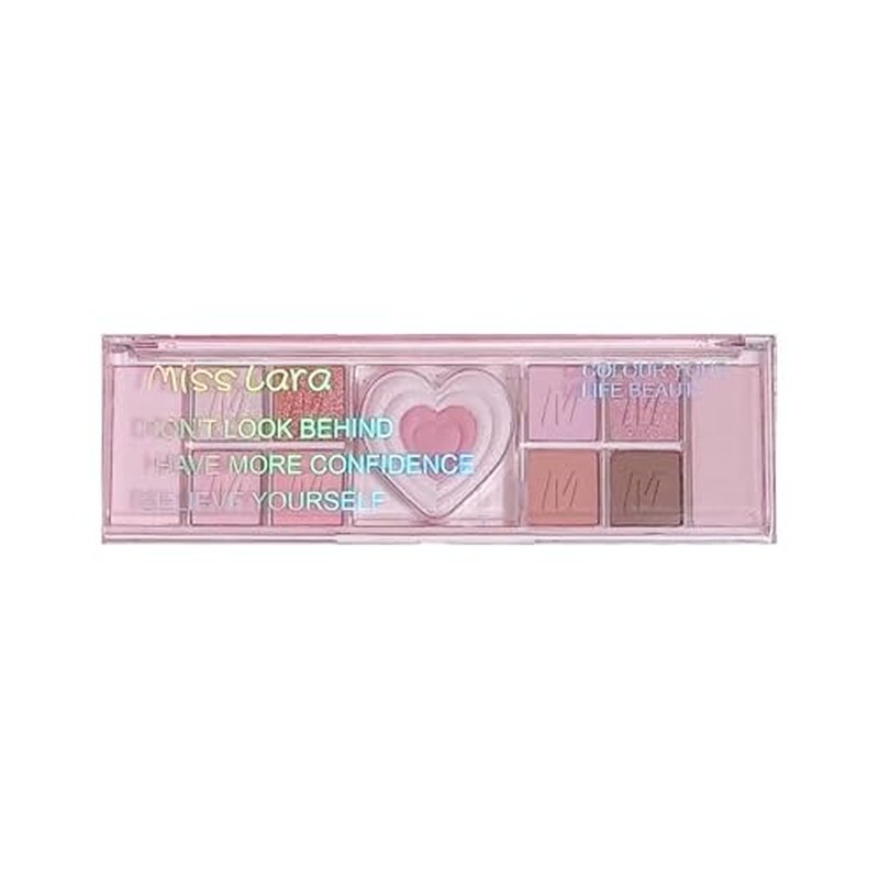Professional Makeup Eyeshadow Pallet Kit, All About Colorful Matte Shimmers Eye Makeup Palette, Natural Make Up Eye Shadows Cosmetics Gift Smokey Pallet Set, Safe for Sensitive Eyes (12-color -1)