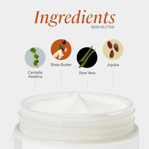 ANYA Body Butter, 5oz - Stretch mark repair and prevention lotion. Dermatologist-tested, Breastfeeding Safe ultra-rich cream, keeps skin hydrated postpartum. Essentials Gifts Baby Shower Gifts