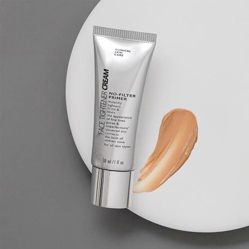 Face Tightener No-Filter Primer,Instant Tightener No-Filter Primer,Face Blurring Primer,Skin Tightener Primer Face for Makeup (1pcs, 30ML)