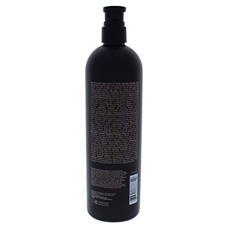 CHI Luxury Black Seed Oil Gentle Cleansing Shampoo, Adds Hair Volume & Body, Strengthens & Removes Impurities, Sulfate, Paraben, & Cruelty-Free, 25 Oz