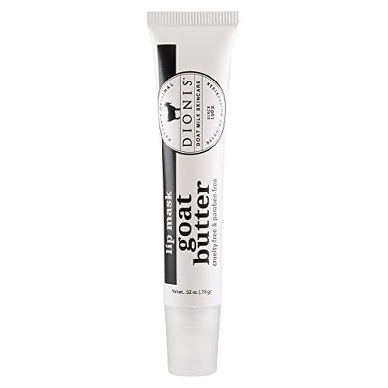 Dionis Goat Butter Overnight Leave On Lip Mask - Raspberry, Goat Milk, Jojoba & Moringa Oils Moisturize & Repair Cracked, Chapped & Dry Lips - Chocolate Shortbread Scented Formula Stays On All Night