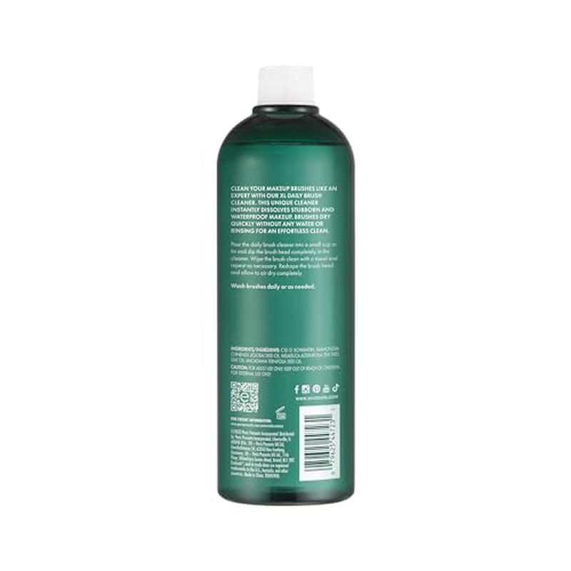 EcoTools XL Daily Brush Cleaner, Makeup Brush Spray Refill, Quick Dry Cleaning Solution For Beauty Tools, Fragrance Free, Extra Large Size, Cruelty-Free & Vegan, 16 fl oz./473 ml. Bottle