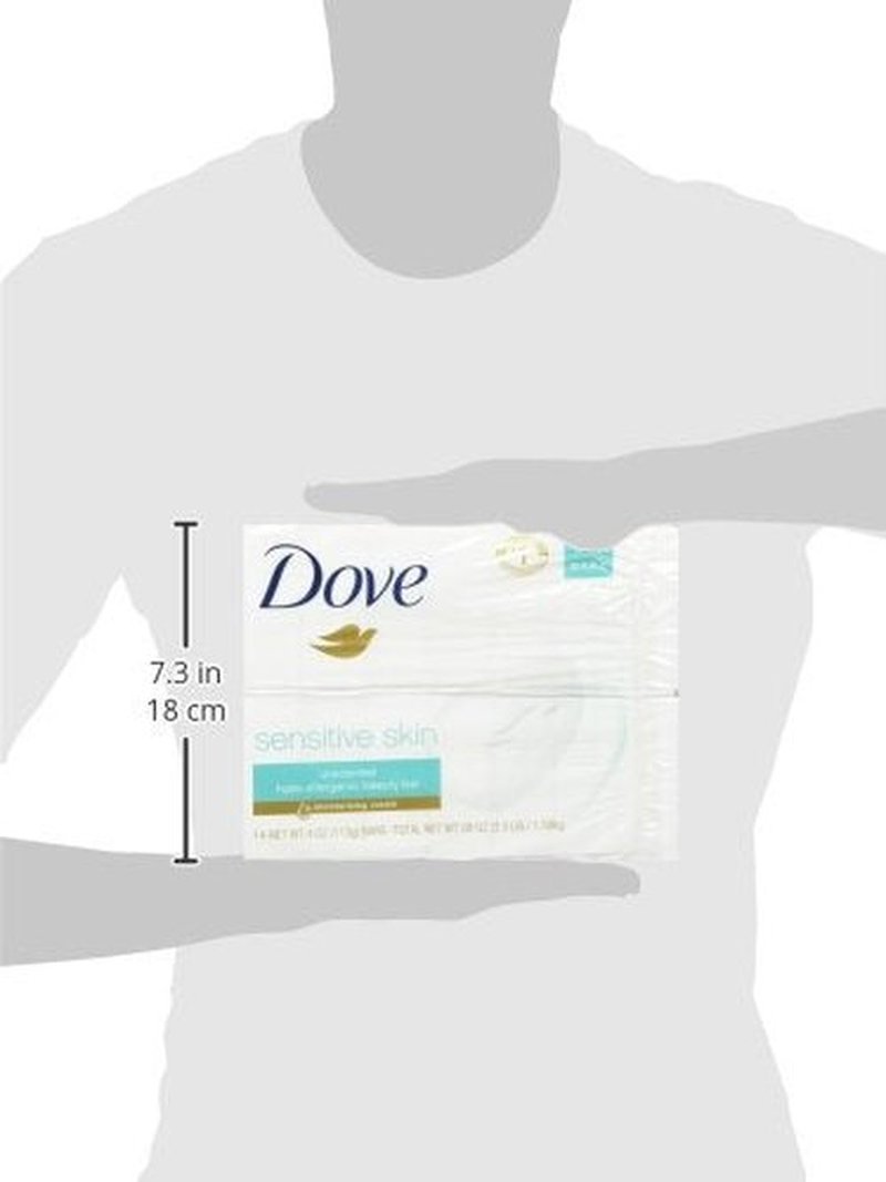 Dove Beauty Bar, Sensitive Skin 4 oz, 14 Bar