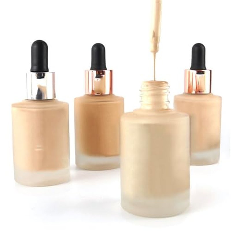 Aoa Satin Drops Foundation, Aoa Foundation Drops, Satin Drops Foundation, Aoa Drops Foundation, Aoa Makeup with Moisturizing and Long-Lasting Concealing Power(01,1)