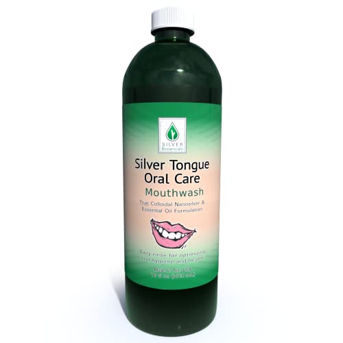 Silver Tongue Oral Care - All Natural Colloidal Silver Mouthwash (4 oz.)