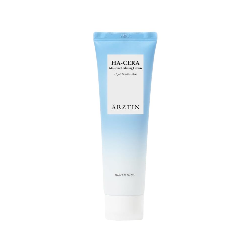 HA-CERA Moisture Calming Cream, 5- layer Hyaluronic acid, Ceramide Cream, Moisture barrier, Deep hydration for Dry, Dehydrated, Oily, Sensitive Skin, Vegan, Clean Korean Skin Care, 2.7 fl. oz, 80ml