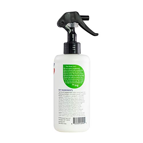 SoCozy Boo Lice Scaring Spray For Kids Hair, Effective Lice Treatment (8 Fl Oz, Pack of 2) Clinically Proven to Repel Lice, Conditioning with Tea Tree Oil, Rosemary Oil, Keratin, Paraben, Sulfate Free