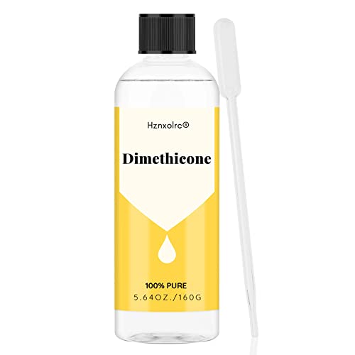 Hznxolrc 5.64 oz Dimethicone (Polydimethylsiloxane), 100% Pure, Cosmetic Grade, Suitable for Hair, Body, Skin Conditioning Products and More