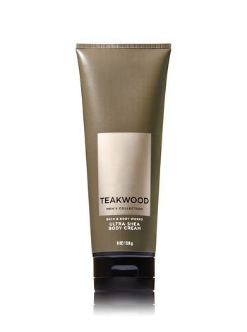 Bath Body Works Teakwood Spray, Cream and Body Wash