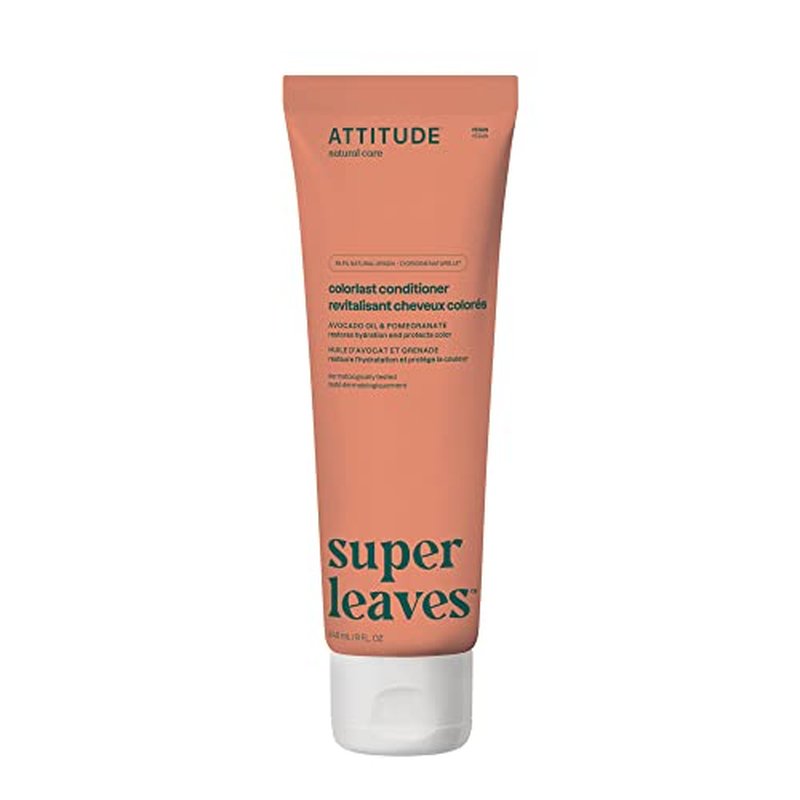 ATTITUDE Clarifying Hair Conditioner, Restores Shine, Naturally Derived Ingredients, Vegan Detangler, Dermatologically Tested, Lemon Leaves and White Tea, 8 Fl Oz