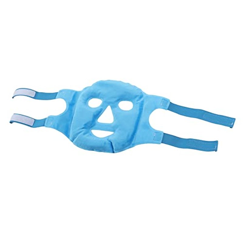 Face ice Pack ice Pack for Face Cold Face Mask Cold Face Eye Mask Ice Pack Reduce Face Puff Gel Beads Hot Heat Cold Compress Pack Face for Reusable for Post Laser Care (Dark Blue)