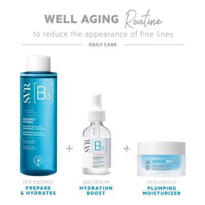 SVR [B3] Hydra Face Essence - Soothe, Smooth and Hydrate for 24hrs - 2% Niacinamide & Hyaluronic Acid Moisturizing & Hydrating Toner for Dehydrated Dry, Sensitive Skin. Fragrance Free, 5 fl.oz.