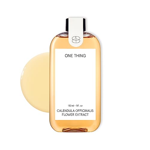 ONE THING Calendula Officinalis Flower Extract Toner 5.07 Fl Oz | Hydrating Soothing Vegan Facial Extracto, Smooth Soft Sensitive Oily Acne Prone Skin, Barrier Relief Sebum Control | Korean Skin Care