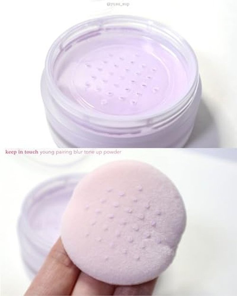 Keep In Touch | Young Pairing Sebum Finish Powder | Light & Gentle Setting Powder | Vegan and Cruelty-Free Korean Makeup (Lavender)