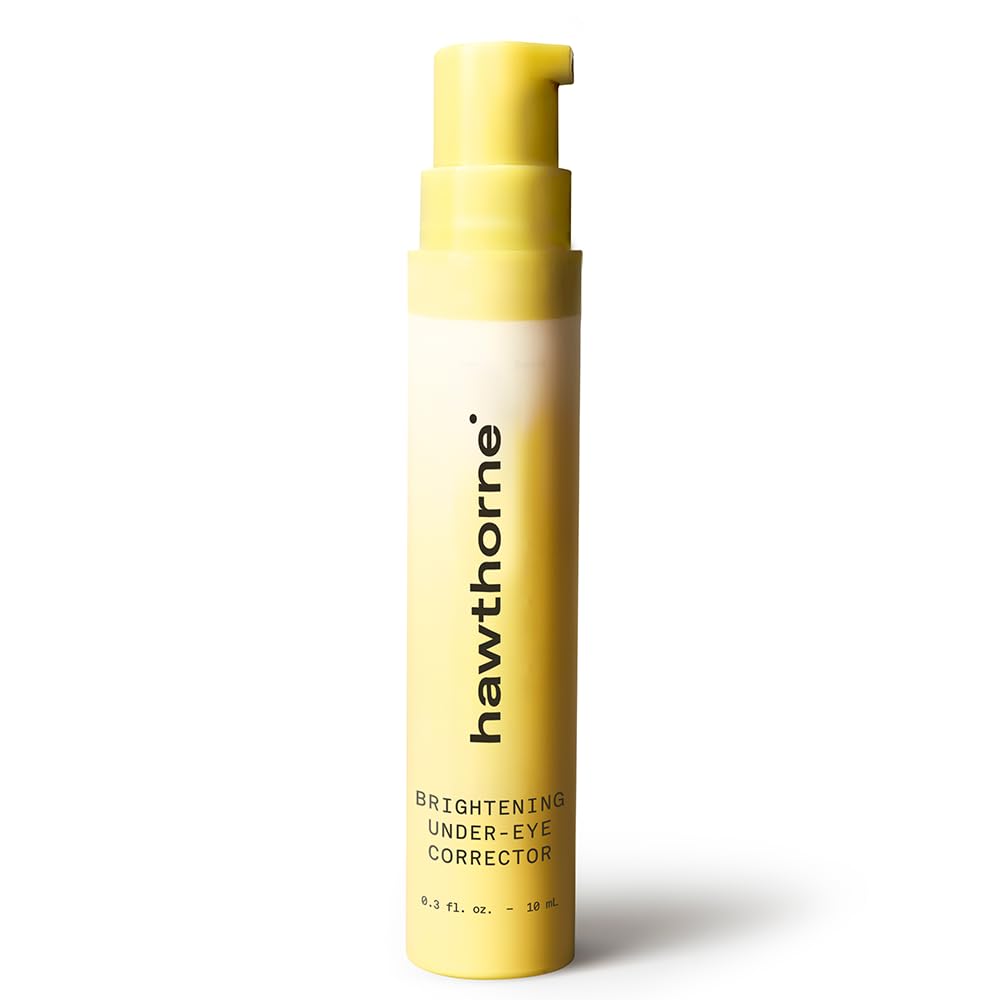 Hawthorne Men’s Brightening Eye Cream for Dark Circles. Under Eye Treatment for Men. Reduce Puffiness, Eye Bags, and Wrinkles with Natural Caffeine, Cucumber, Peptides, and Vitamin C. 0.3 Ounce