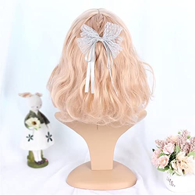NiceLisa 100cm Blonde Long Straight Yaki Straight Hazbin Hotel Charlie Morningstar Women's Cosplay Costume Wig
