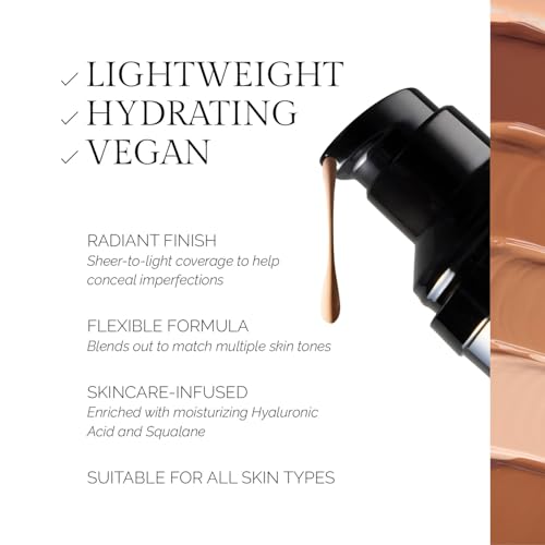 OFIR Sheer Skin Hydrating Tinted Moisturizer | Makeup Tinted Moisturizer | Breathable, Lightweight Hydration | Skincare | Vegan, Sheer Coverage, Evens Complexion | Allspice - Deep to Very Deep 1 FL OZ
