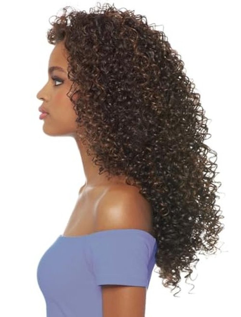 Outre Synthetic Hair Half Wig Quick Weave Batik Dominican Curly (BH4/2730)