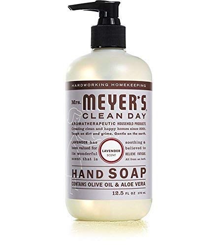 Mrs. Meyer's Clean Day Liquid Hand Soap - 3 Scent Variety Pack | Lemon Verbena, Lavender, Basil